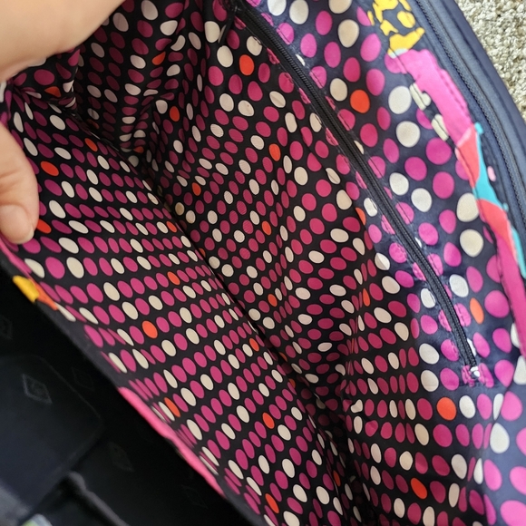 Vera Bradley Butterfly Flutter 2pc Bundle Laptop and Crossbody Purse - Picture 4 of 16